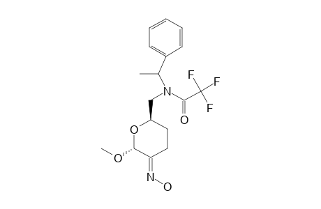 METHYL-2,3,4,6-TETRADEOXY-2-HYDROXYIMINO-6-{TRIFLUOROACETYL-[(1R)-PHENYLETHYL]-AM-alpha-D-GLYCERO-HEXAPYRANOSIDE