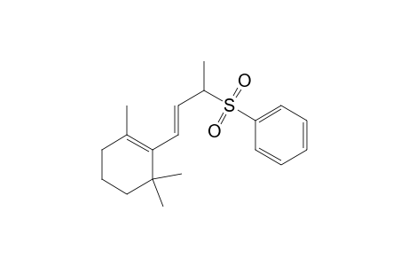 Benzene, [[1-methyl-3-(2,6,6-trimethyl-1-cyclohexen-1-yl)-2-propenyl]sulfonyl]