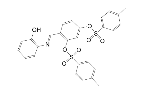 1,3-benzenediol, 4-[(E)-[(2-hydroxyphenyl)imino]methyl]-, bis(4-methylbenzenesulfonate) (ester)