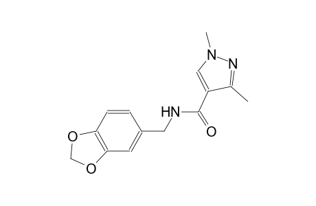 N-(1,3-benzodioxol-5-ylmethyl)-1,3-dimethyl-1H-pyrazole-4-carboxamide