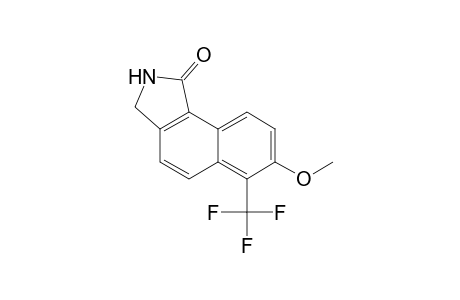 1H-Benz[e]isoindol-1-one, 2,3-dihydro-7-methoxy-6-(trifluoromethyl)-