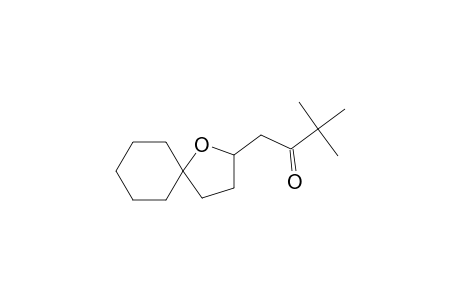 3,3-Dimethyl-1-(1-oxaspiro[4.5]dec-2-yl)-2-butanone