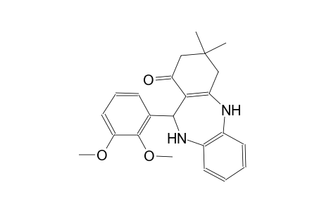 11-(2,3-dimethoxyphenyl)-3,3-dimethyl-2,3,4,5,10,11-hexahydro-1H-dibenzo[b,e][1,4]diazepin-1-one