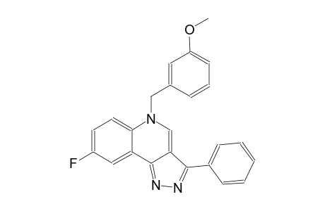 5H-pyrazolo[4,3-c]quinoline, 8-fluoro-5-[(3-methoxyphenyl)methyl]-3-phenyl-