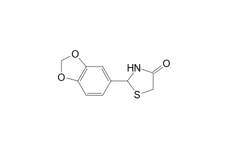 2-(1,3-Benzodioxol-5-yl)-1,3-thiazolidin-4-one