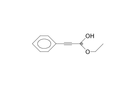 1-Phenyl-3-ethoxy-3-hydroxy-propyn-3-yl cation