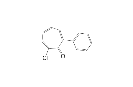 2,4,6-Cycloheptatrien-1-one, 2-chloro-7-phenyl-