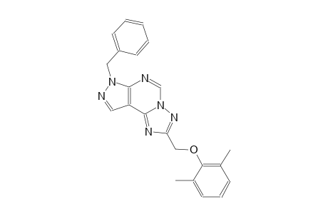 7-benzyl-2-[(2,6-dimethylphenoxy)methyl]-7H-pyrazolo[4,3-e][1,2,4]triazolo[1,5-c]pyrimidine