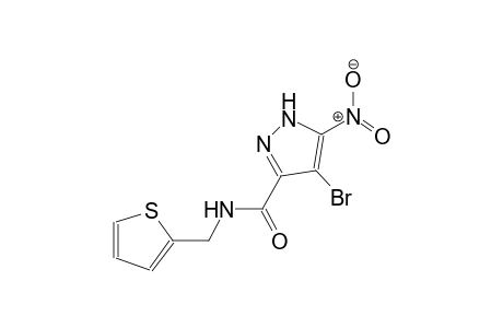 4-bromo-5-nitro-N-(2-thienylmethyl)-1H-pyrazole-3-carboxamide