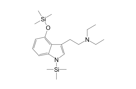 4-Hydroxy-N,N-diethyltryptamine 2TMS