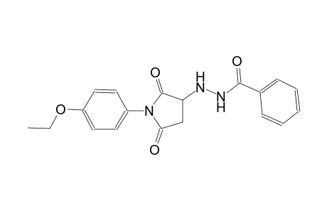 N'-[1-(4-ethoxyphenyl)-2,5-dioxo-3-pyrrolidinyl]benzohydrazide