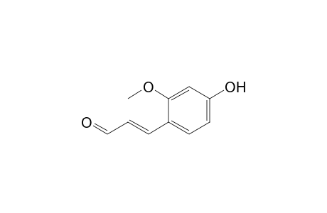 4-Hydroxy-2-methoxycinnamaldehyde