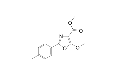 5-methoxy-2-(4-methylphenyl)oxazole-4-carboxylic acid methyl ester
