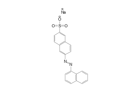 2-Naphthalenesulfonic acid, 6-(1-naphthalenylazo)-, sodium