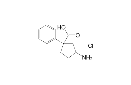 3-Amino-1-phenyl-cyclopentanecarboxylic acid, hydrochloride
