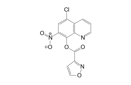 3-Isoxazolecarboxylic acid, 5-chloro-7-nitro-8-quinolinyl ester