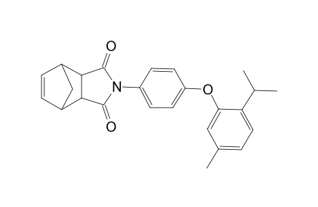 4-Azatricyclo[5.2.1.0(2,6)]dec-8-ene-3,5-dione, 4-[4-(2-isopropyl-5-methylphenoxy)phenyl]-