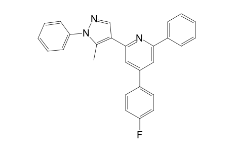 4-(4-Fluorophenyl)-2-(5-methyl-1-phenyl-1H-pyrazol-4-yl)-6-phenylpyridine