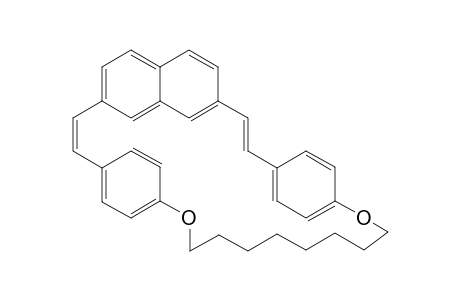 5,14-Dioxa-4,5(1,4)-dibenzena-1(2,7)naphthalenacycloheptadecaphane-2,10-diene