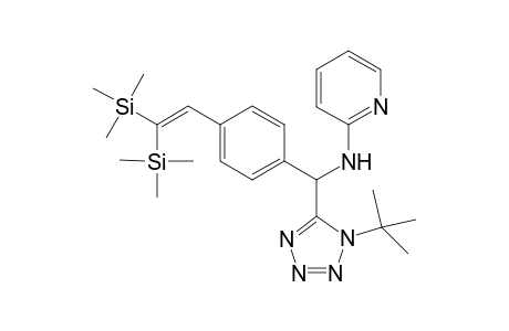 N-{[4-(2,2-Bis(trimethylsilyl)ethenyl)phenyl](1-tert-butyl-1Htetrazol-5-yl)methyl}pyridin-2-amine