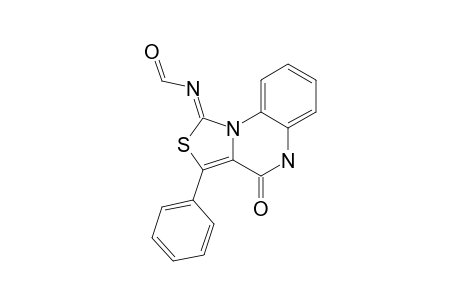 4,5-DIHYDRO-3-PHENYL-1-FORMYLIMINOTHIAZOLO-[3,4-A]-QUINOXALIN-4-ONE