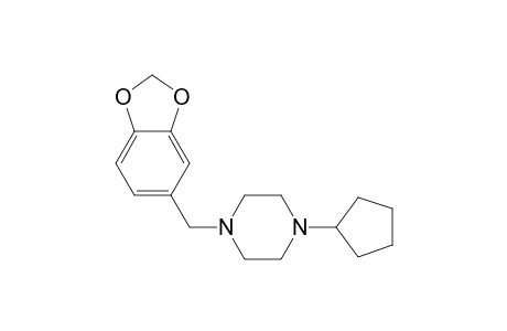 1-Cyclopentyl-4-(3,4-methylenedioxyphenyl)piperazine