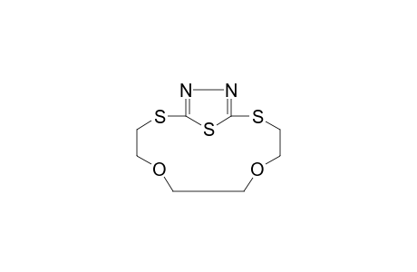 5,8-dioxa-2,11,15-trithia-13,14-diazabicyclo[10.2.1]pentadeca-1(14),12-diene