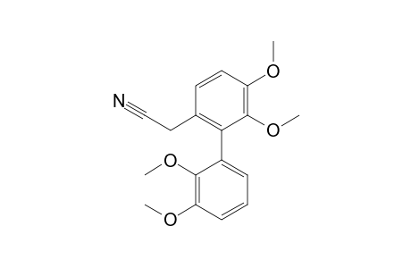 2-[2-(2,3-dimethoxyphenyl)-3,4-dimethoxy-phenyl]acetonitrile
