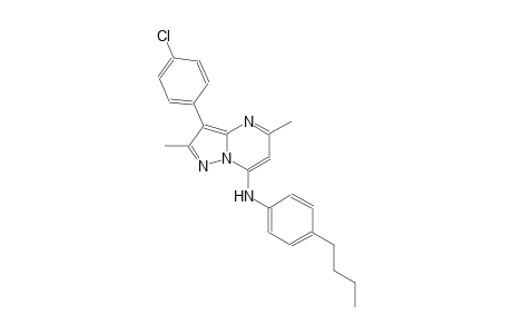 N-(4-butylphenyl)-3-(4-chlorophenyl)-2,5-dimethylpyrazolo[1,5-a]pyrimidin-7-amine