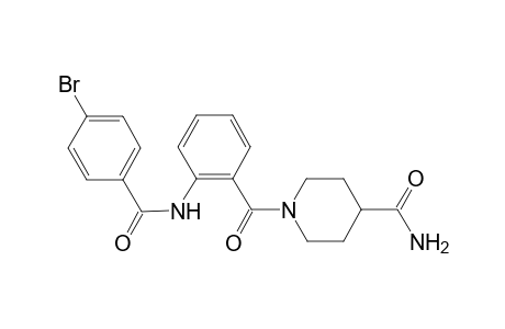 1-[2-[(4-Bromobenzoyl)amino]benzoyl]isonipecotamide