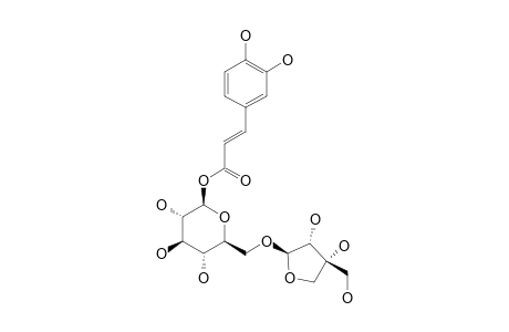 1-O-CAFFEOYL-BETA-D-APIOFURANOSYL-(1->6)-BETA-D-GLUCOPYRANOSIDE