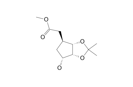 METHYL-5-DEOXY-2,3-O-ISOPROPYLIDENECARBA-ALPHA-DL-RIBO-HEXAFURANURONATE