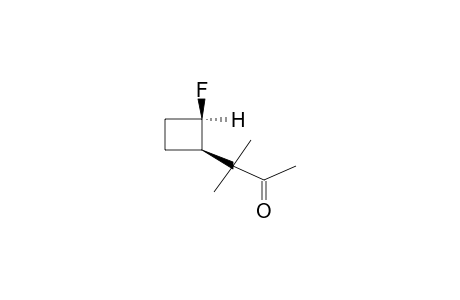 CIS-3-(2-FLUOROCYCLOBUTYL)-3-METHYL-2-BUTANONE