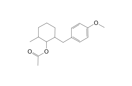 2-cis-(4'-Methoxybenzyl)-6-methyl-1-cyclohexyl acetate