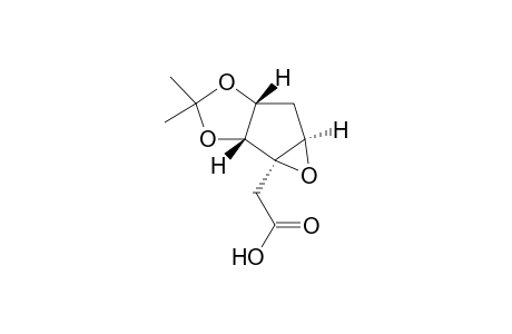 (1'R,5'R,6'R,7'R)-(3',3'-dimethyl-6',7'-epoxy-2',4'dioxabicyclo[3.3.0]oct-6'-el)acetic acid