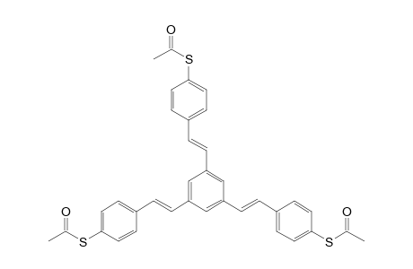 (E,E,E)-1,3,5-Tris[4-(acetylthio)styryl]benzene