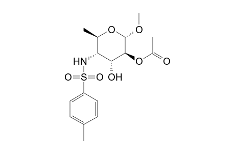 .alpha.-D-Altropyranoside, methyl 4,6-dideoxy-4-[[(4-methylphenyl)sulfonyl]amino]-, 2-acetate