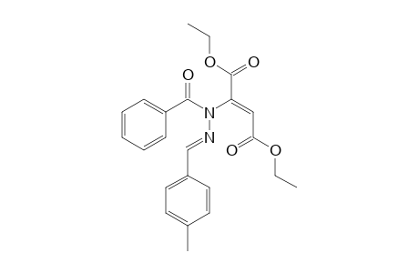 Diethyl 2-[(E)-1-Benzoyl-2-(4-methylbenzylidene)hydrazinyl]fumarate