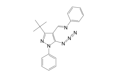 5-Azido-3-tert-butyl-1-phenyl-4-(N-phenyliminomethyl)pyrazole