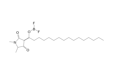 3-[1-(Difluoroboryloxy)hexadecylidene]-1,5-dimethylpyrrolidine-2,4-dione