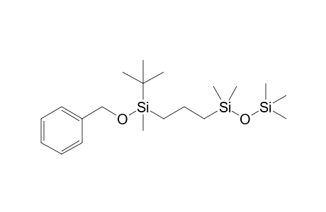 1-(Benzyloxy-t-butylmethylsilyl)-3-[(trimethylsiloxy)dimethylsilyl]propane