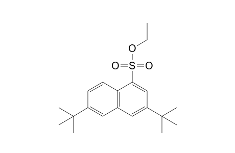 3,6-di-tert-butyl-1-naphthalenesulfonic acid, ethyl ester