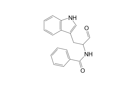 N-[1'-Formyl-2'-(1H-indol-3'-yl)ethyl]-benzamide