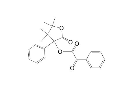 Benzeneacetic acid, .alpha.-oxo-, tetrahydro-4,4,5,5-tetramethyl-2-oxo-3-phenyl-3-furanyl ester, (.+-.)-