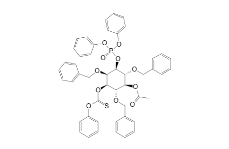 5-O-ACETATE-2,4,6-TRI-O-BENZYL-D-MYO-INOSITOL-1-DIPHENYLPHOSPHATE-3-O-THIOCARBONIC-ACID-PHENYLESTER