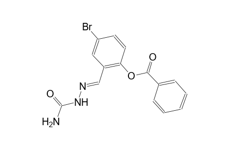 2-{(E)-[(aminocarbonyl)hydrazono]methyl}-4-bromophenyl benzoate