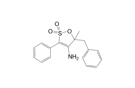 4-Amino-5-methyl-3-phenyl-5-phenylmethyl-1,2-oxathiole 2,2-dioxide