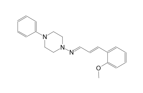 N-[(E,2E)-3-(2-methoxyphenyl)-2-propenylidene]-4-phenyl-1-piperazinamine