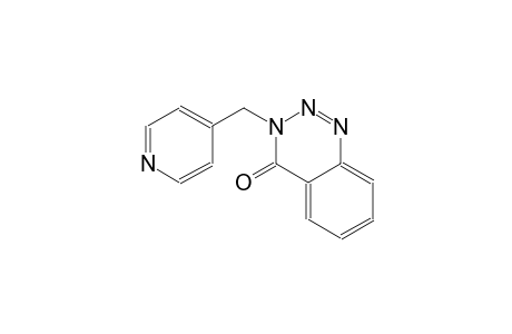 1,2,3-benzotriazin-4(3H)-one, 3-(4-pyridinylmethyl)-