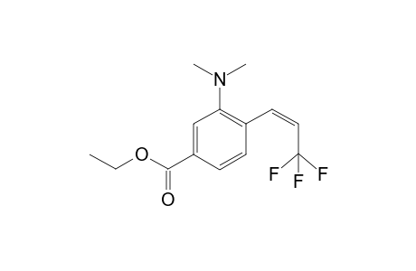 (Z)-Ethyl 3-(Dimethylamino)-4-(3,3,3-trifluoroprop-1-enyl)-benzoate